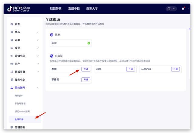 tiktok海外開店流程？